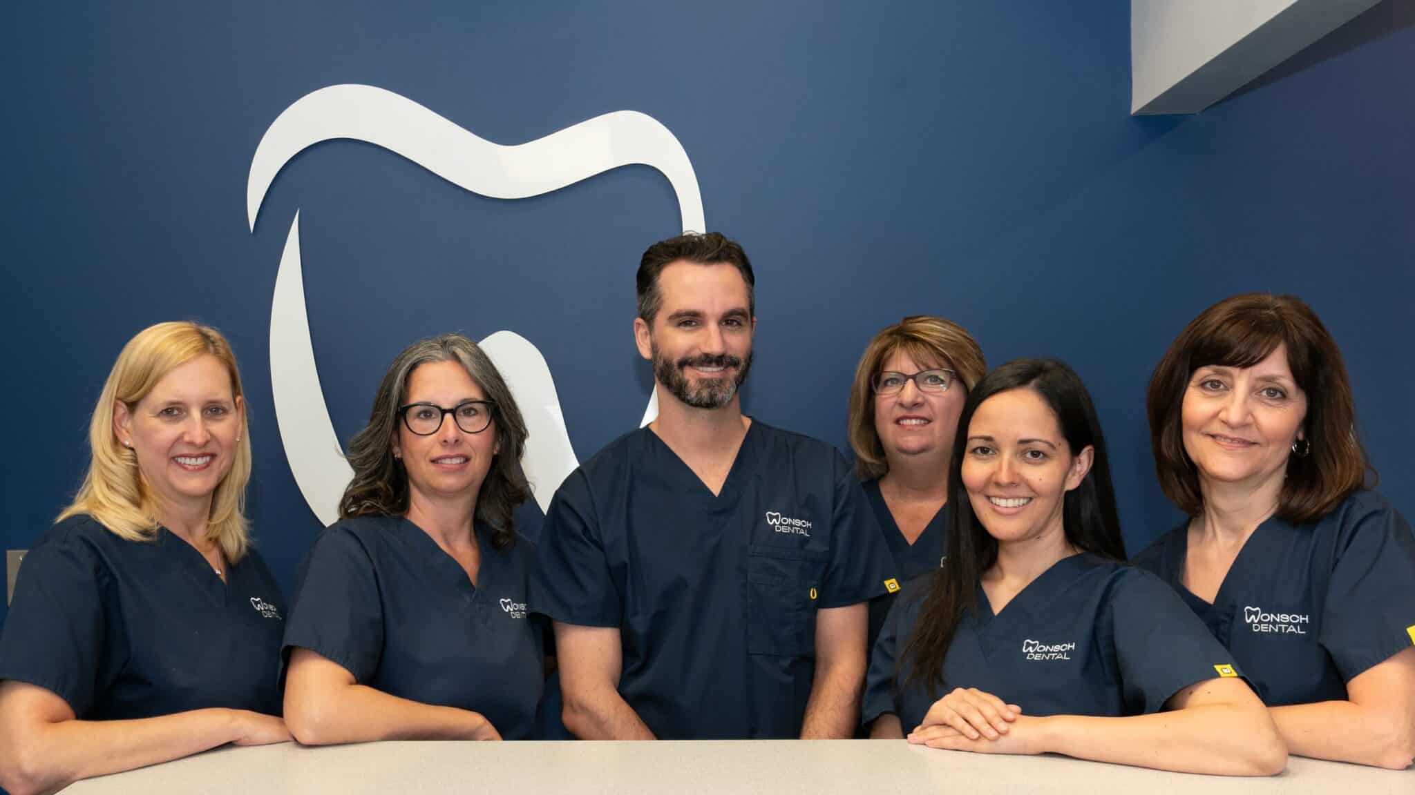 dental team at wonsch dental